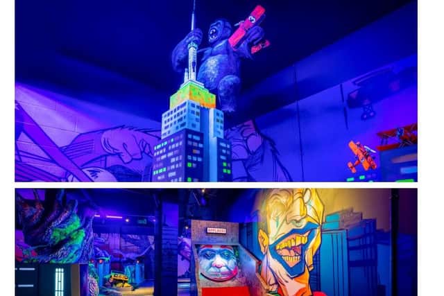 The newly revamped mini golf course features terrifying models of cult-classic villains.