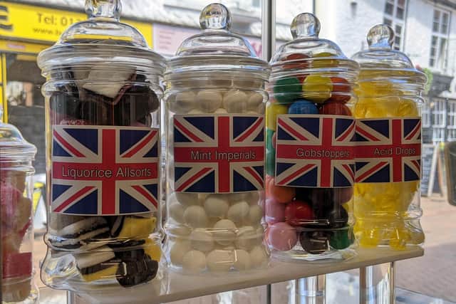 Britain's favourite sweets in the 1950s when Queen Elizabeth II was crowned - still popular today at Sheila's Sweets, Parsons Street