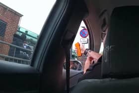 Police officers were able to pull alongside the suspected dangerous rider and spray them with SelectaDNA.