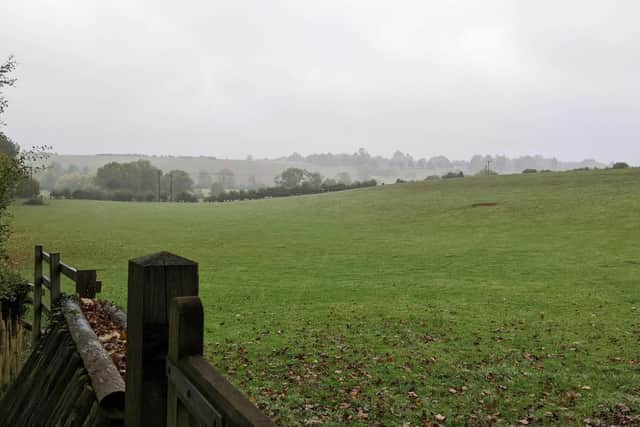 Ells Farm, near Broughton and Bloxham, where a habitat 'bank' is being nurtured