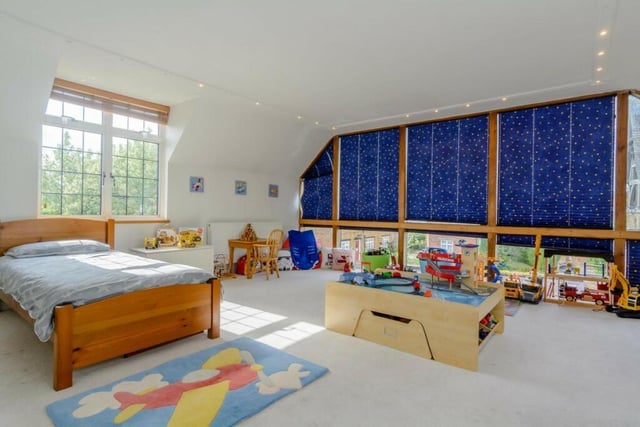 All of the bedrooms contain plenty of space, making them ideal as children's bedrooms.