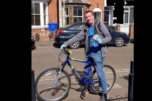 Mike Hampton, known locally as 'Mike on a Bike', has set up the Pensioners' Pantry, which will involve him delivering emergency food parcels to pensioners in need in Banbury, during the current cost of living crisis.