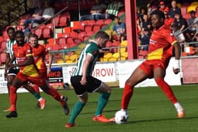 The Puritans were held to a goalless draw by Blyth Spartans last weekend (Picture: @BanburyUnitedFC)