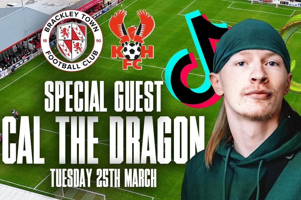 TikTok Star Cal The Dragon To Make An Appearance At Brackley Town s tiktok-star-cal-the-dragon-to-make-an-appearance-at-brackley-town-s