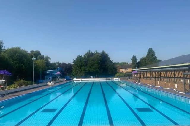 Woodgreen open air swimming pool, where young people are unable to pay because of the 'card only' policy