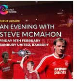 Liverpool star Steve McMahon will appear at Banbury United this Friday.