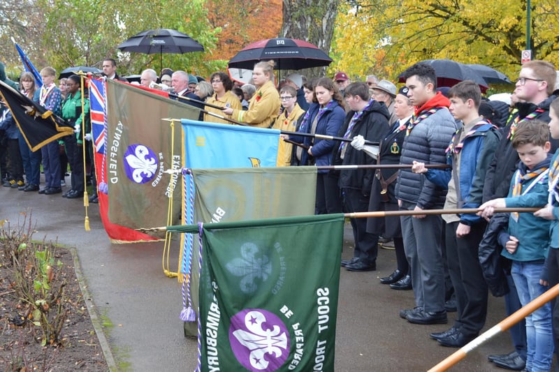 Many groups and organisations were at the ceremony, including the 7th Banbury Scouts.
