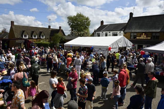 The crowds were out to celebrate the Coronation in Hook Norton. Picture by Melvin Green