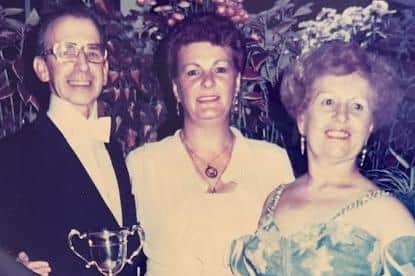 Christine and Les became ballroom dancing teachers and competed in ballroom dancing competitions across the UK and Europe, becoming the Great Britain Amateur Champions two years running.