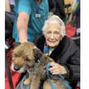 June had a wonderful time meeting the dogs and chatting to their owners.