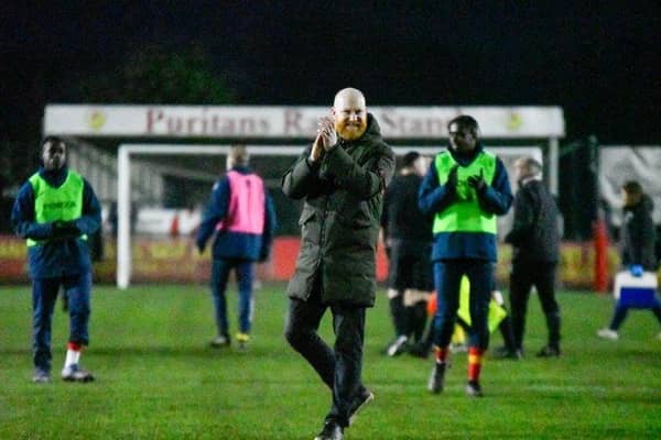 Banbury United boss Andy Whing