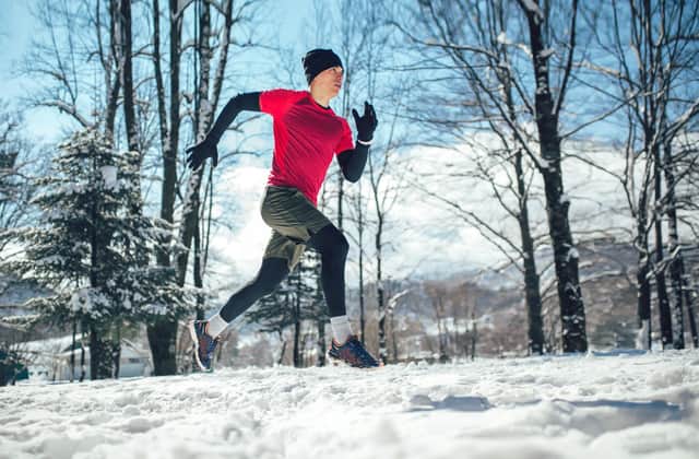 It's important to think about safety when exercising outside during winter (photo: Adobe)