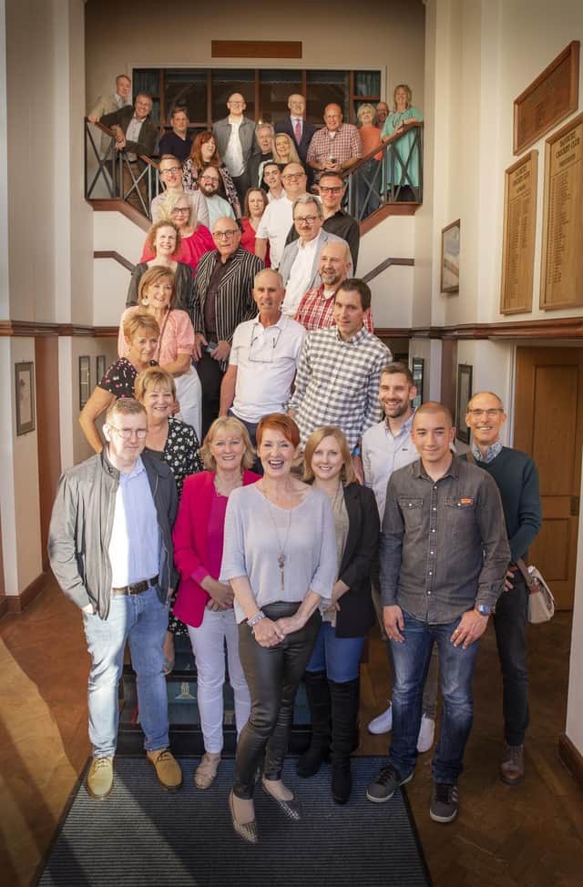 The gathering of former staff of the Banbury Guardian last week. Picture by Andy Cox