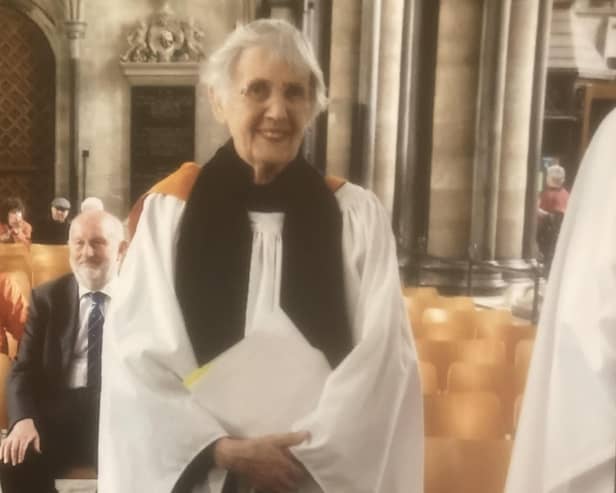Banbury's first woman priest Reverend Stella Fairbairn celebrated 30 years of women Church of England priests on Sunday (April 28).