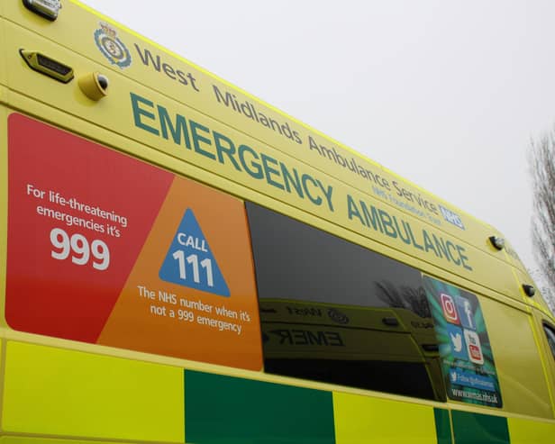 One person was taken to hospital after a crash on the M40 southbound. Photo by WMAS