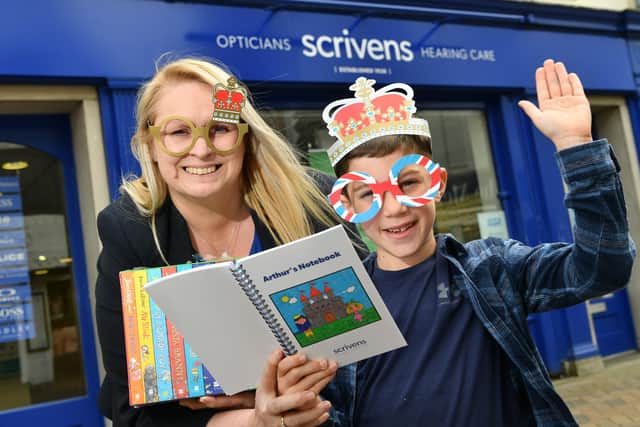 Arthur May-Coates, aged 7, was crowned winner of Scrivens Opticians & Hearing Care’s ‘design a book cover’ competition.