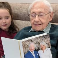 Banbury man Maurice Otway marks 100th birthday with card from the King and a Strictly message