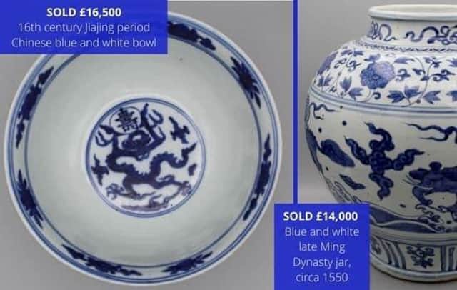 A Jiajing period bowl and late Ming Dynasty jar - two exceptional pieces sold at auction in Banbury