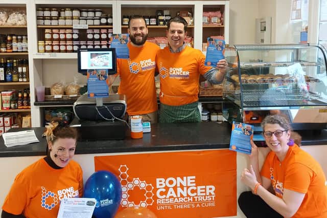 The staff at Hook Norton Butchers are raising money for Bone Cancer Research with a unique competition.