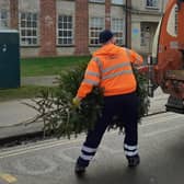 Cherwell District Council’s waste and recycling crews will collect old Christmas trees from the kerbside.