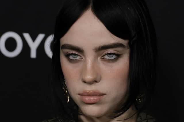 Third in the style icon stakes is Billie Eilish (photo: Getty Images)