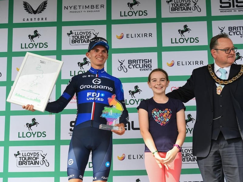 Romain Grégoire (Groupama – FDJ) winner of stage 4