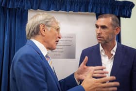 Chair of the Oxford Health NHS Foundation Trust, David Walker, joined Martin Keown at the gala event.