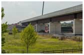 The completed Westbury viaduct on the HS2 route near Brackley.
