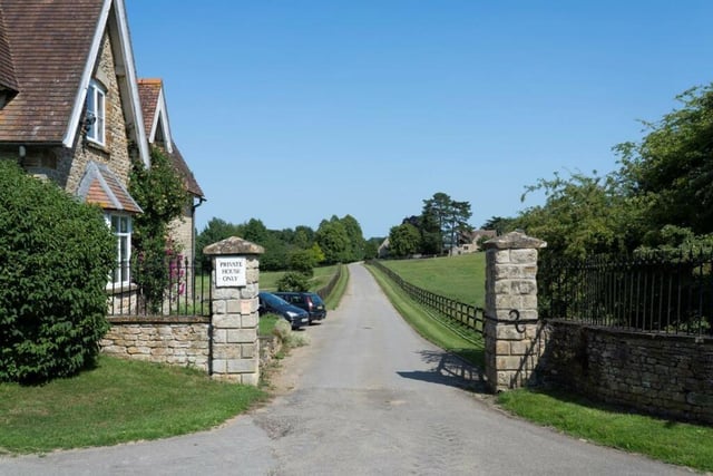 The house is approached past the Gate House and down a long straight carriage drive through the stunning mature parkland.