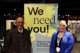 Wayne Hemingway from HemingwayDesign and Cllr Donna Ford at yesterday's survey launch.
