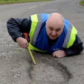 Mark Morrell, aka Mr Pothole, has been drawing attention to the terrible state of the country's roads for several years