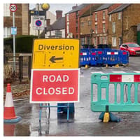 Traffic disruption as water leak closes road in Banbury