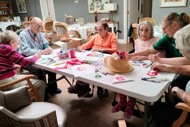 Staff and residents at Glebefields Care Home in Drayton Village, Banbury put their heads together and came up with a variety of pre coronation themed activities to create stunning crafts that are fit for royalty.
