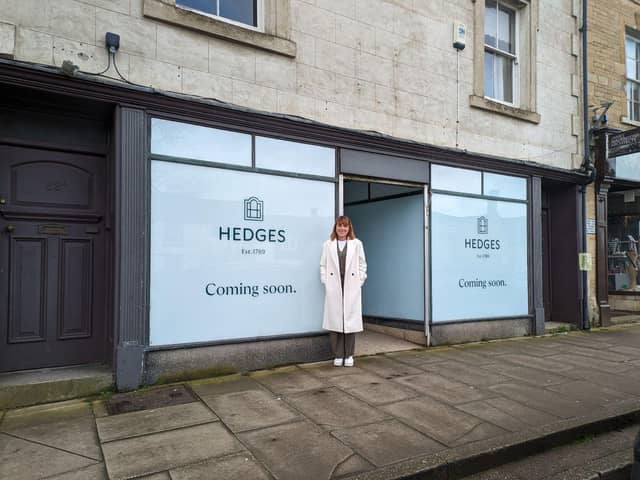 Nicola Poole, managing director at Hedges Law outside the new Chipping Norton branch