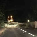A tree was blown over across the main street in Bloxham. Picture by Danni O'Brien