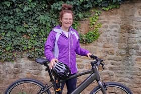Katey Humphris has now embraced using an e-bike for most of her daily journeys.