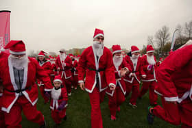 Over 400 runners and walkers took part in 2022's Santa Fun Run.