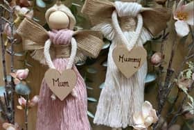 Fay Jephcott will be selling her sweet macrame fairies - a wonderful handmade gift idea