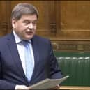 Andrew Bridgen MP who told the House of Commons he thought the vaccination programme should be stopped
