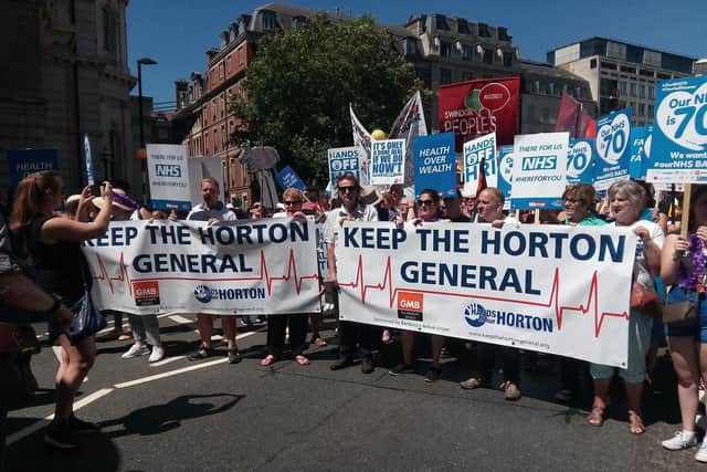 Keep the Horton General will take the town's fight for the Horton and the NHS to London this Saturday