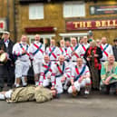 Members of the Adderbury Morris Men relaxing after a busy Day of Dance on Saturday (April 27).