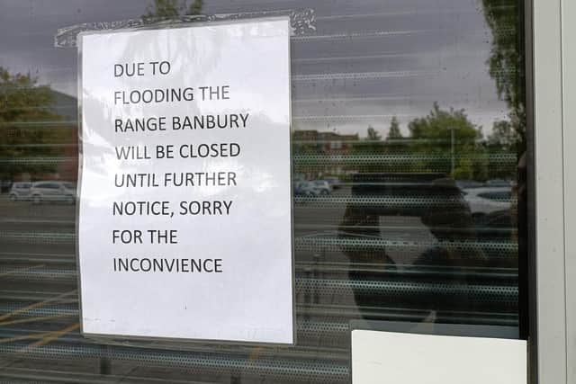Banbury's The Range will remained closed until further notice.
