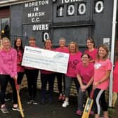 The Ladies Cricket Team is excited to have been awarded a large boost to their funds to purchase club branded playing and training kit.