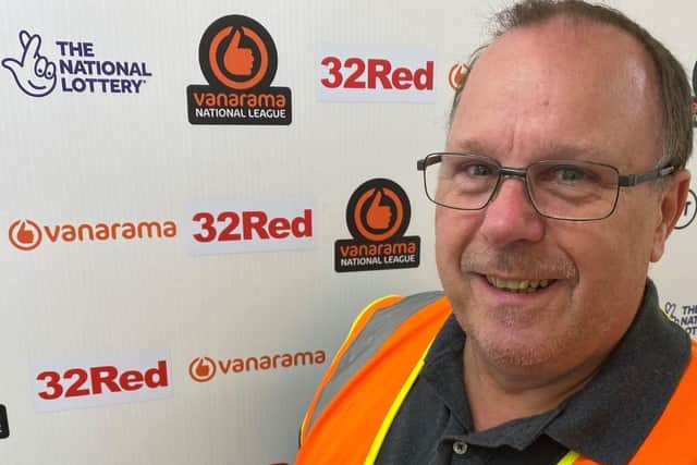 Tony Edwards has been named Vanarama National League North Volunteer of the Month for his work at Brackley Town