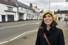 Manuela Perteghella is pictured in Shipston where she urges residents to support their High Street shops