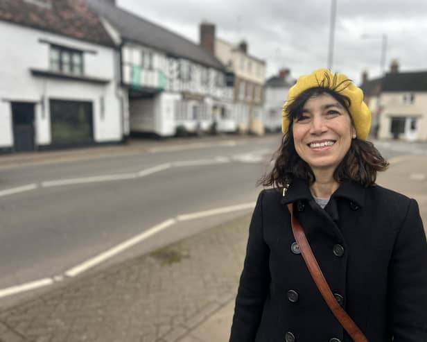 Manuela Perteghella is pictured in Shipston where she urges residents to support their High Street shops