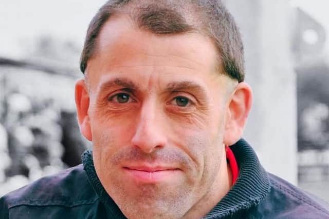 Simon Pearce, who died in March. His collection of Banbury Utd shirts has been donated to footballers in Sierra Leone