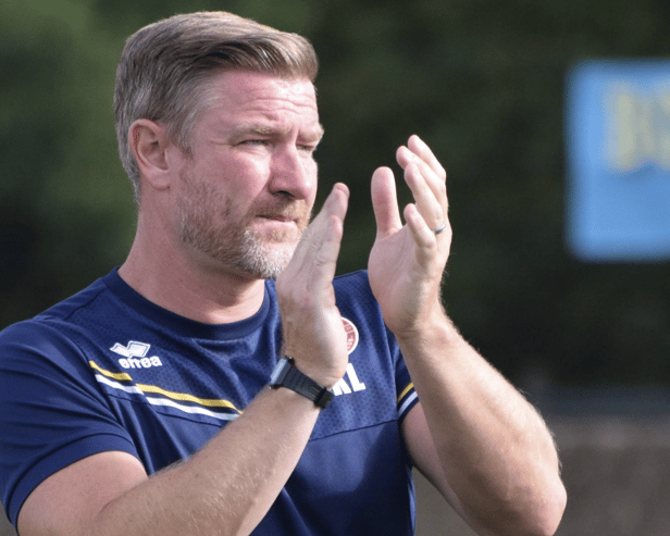 Kelvin Langmead had been beginning to doubt himself following Banbury United's poor results. (Photo: Julie Hawkins)