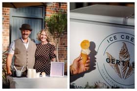 Kurt and Rebecca O'Sullivan launched Gerties Ice Cream this summer.