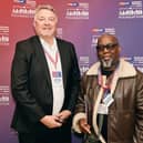 Anthony Ainsworth, COO at nBS, with nBS Foundation funding recipient